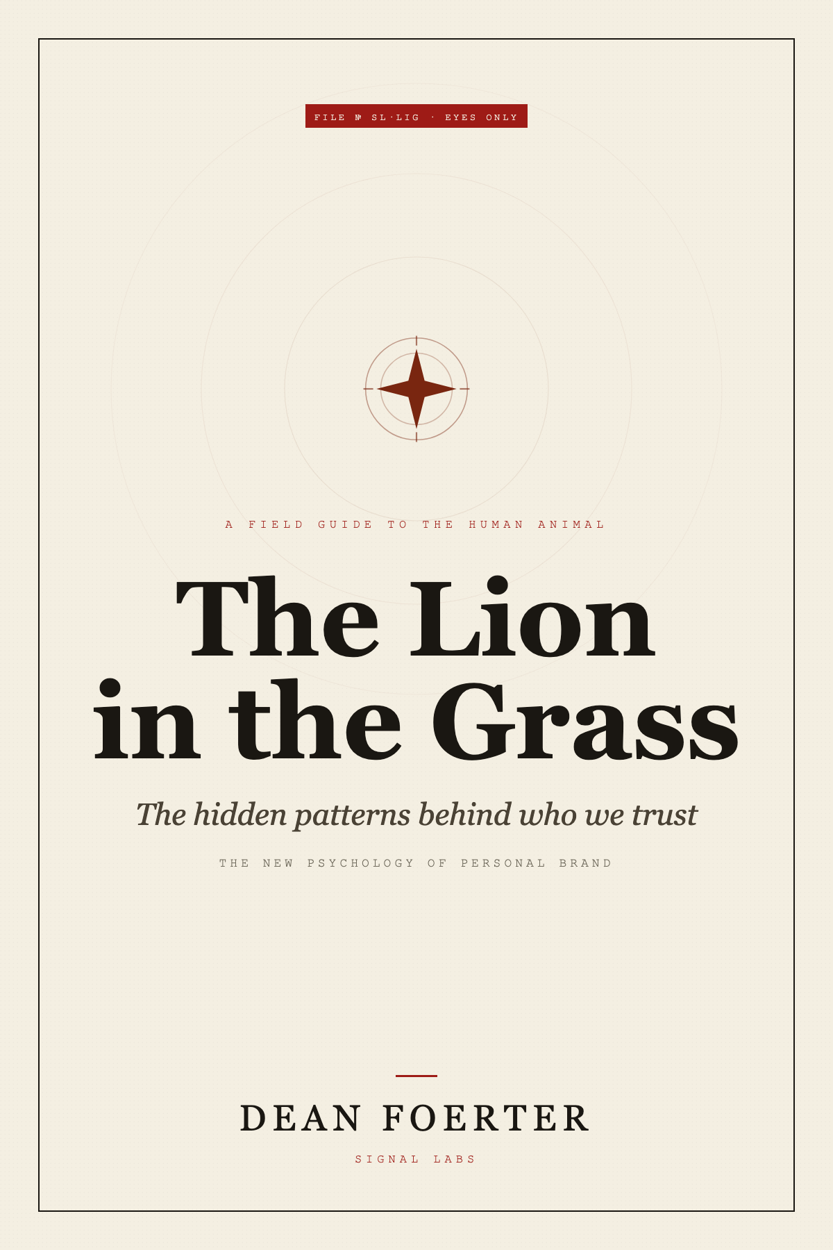 The Lion in the Grass, front cover